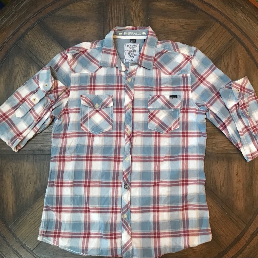 Men’s Buffalo Premium button down shirt sz M